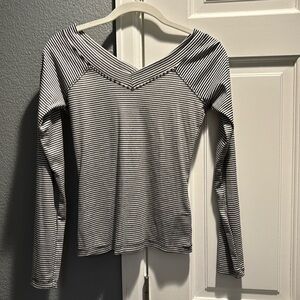 Urban Outfitters BDG long sleeve black and white shirt